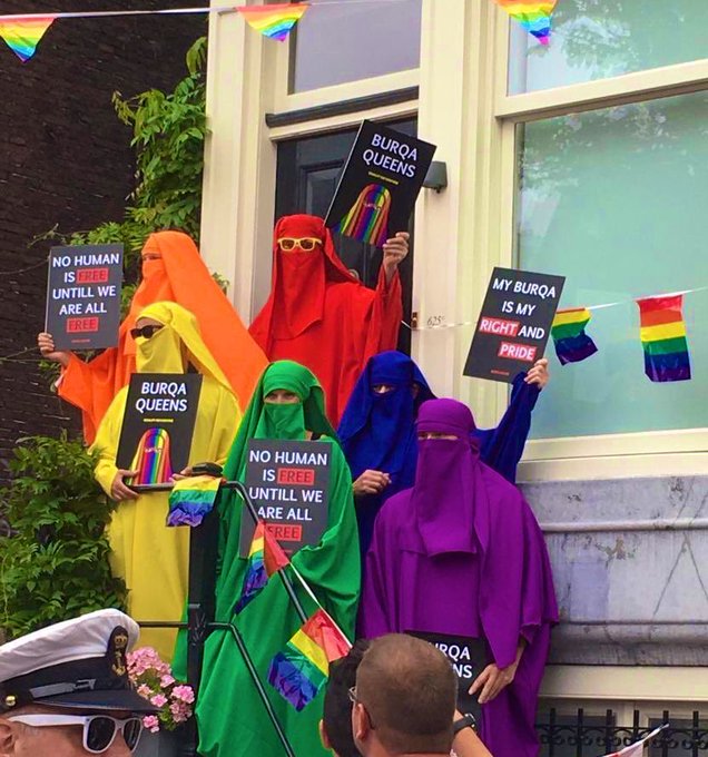 Des militants LGBT dÃ©fendant la burqa, câest comme des juifs dÃ©fendant la croix gammÃ©e