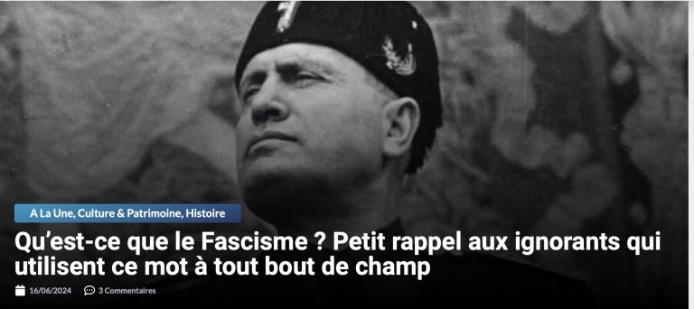 Quest Ce Que Le Fascisme R Sistance R Publicaine