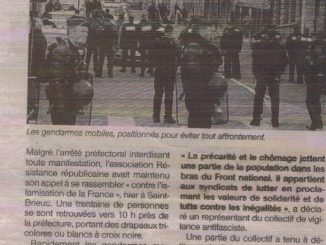 Ouest France 6 fevrier 2016
