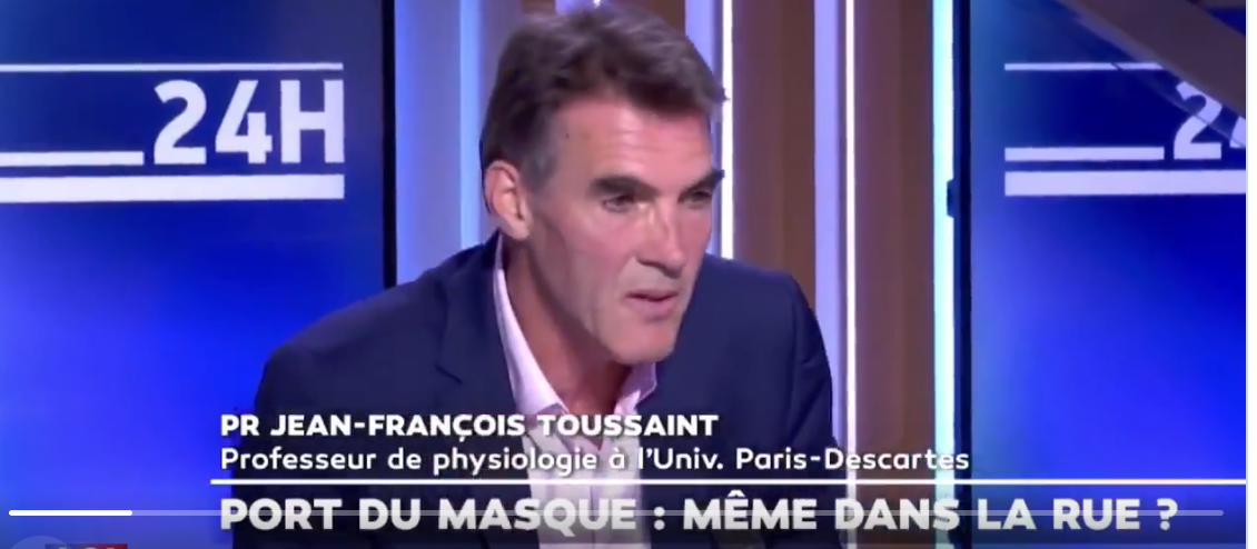 Professeur Toussaint : le port de masques partout et la fermeture des plages ne reposent sur aucun argument scientifique