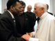 Pelé avec le pape Benoit XVI