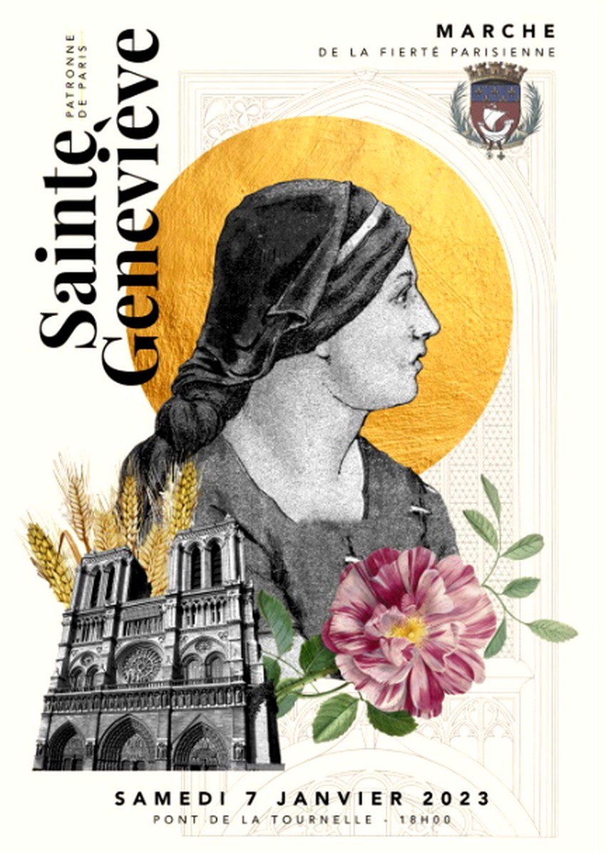 Sainte Geneviève, sainte patronne de Paris