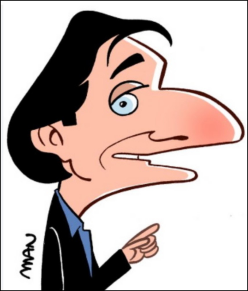 Pierre Palmade caricature