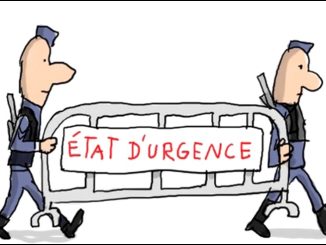 État d'urgence - caricature