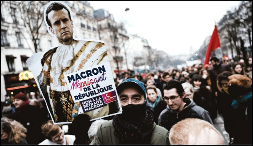 Manifestation en France contre la reforme des retraites