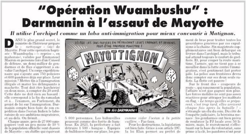 Operation Wuambushi - Clandestins-Mayotte