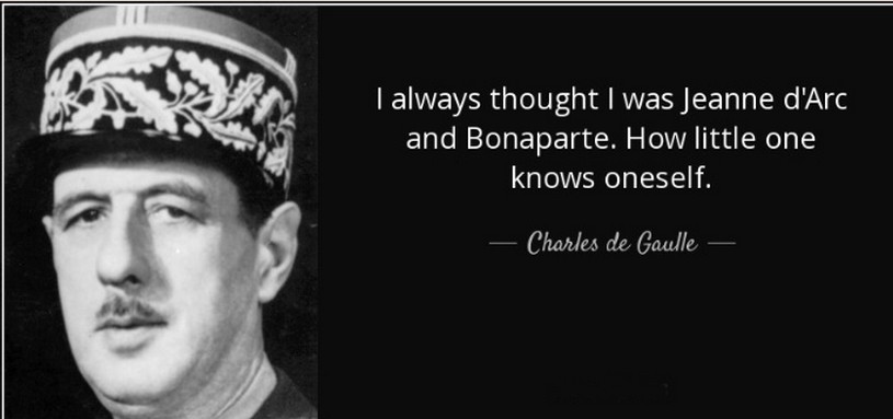 Charles de Gaulle à propos de Jeanne d'Arc