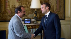 Macron avec Martinez
