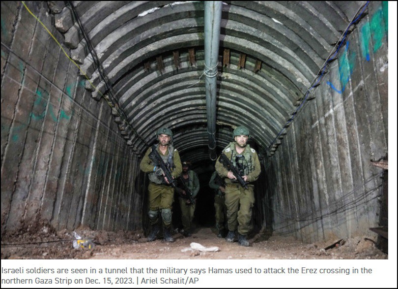 Tunnels du Hamas à Gaza