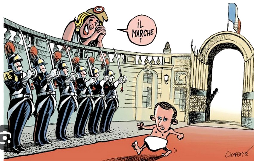 Le petit Macron à l'Élysée