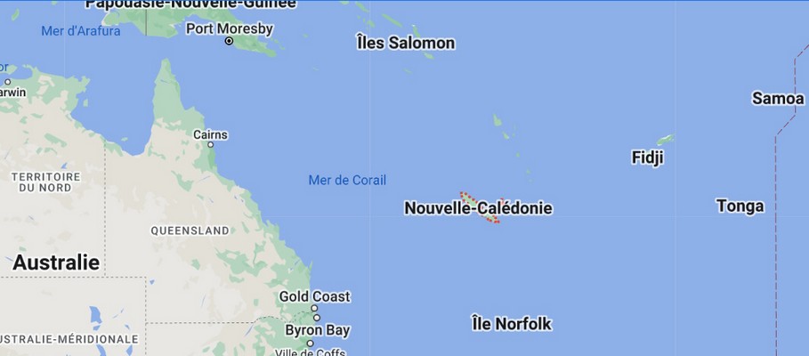 Nouvelle-Calédonie - localisation