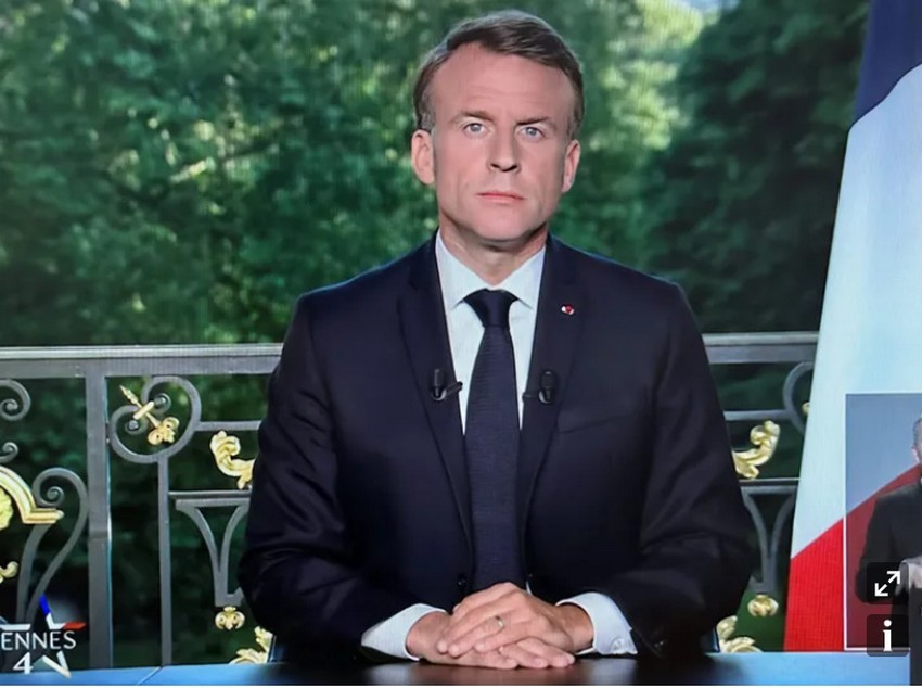 Macron annonce la dissolution de l'Assemblée nationale