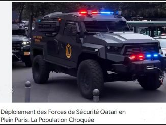 Forces de police qataries à Paris