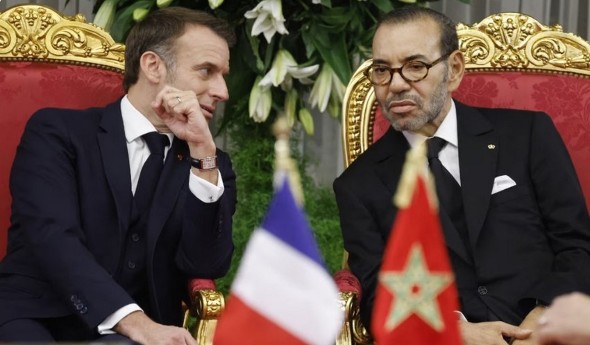 Macron avec Mohammed VI