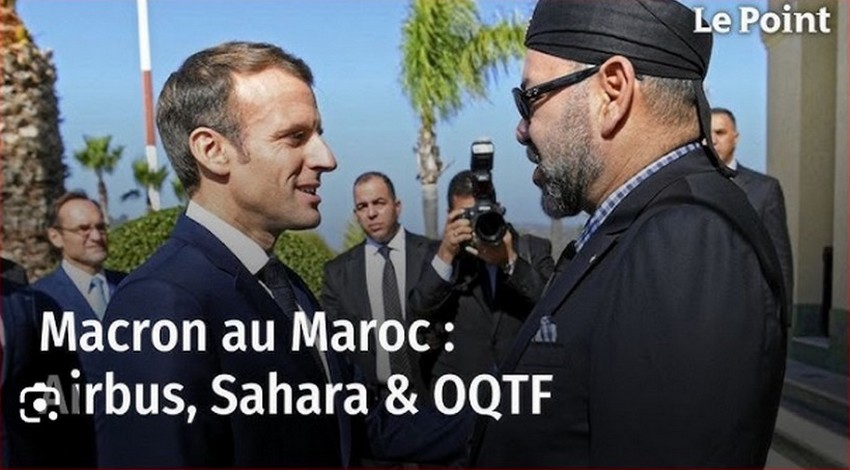 Macron avec Mohammed VI