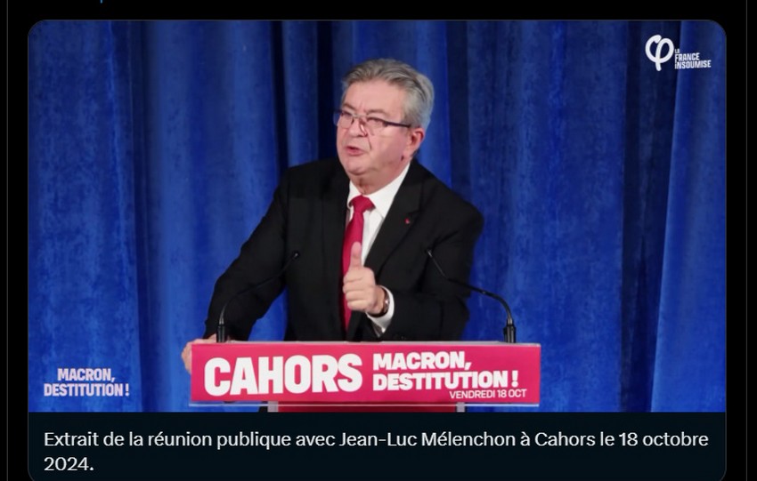 Mélenchon à Cahors