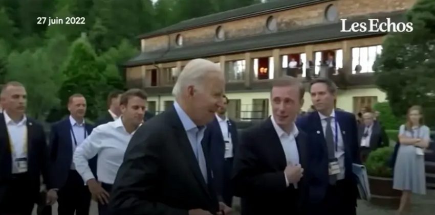 Macron-Biden Sommet G7 Allemagne Juin 2022 