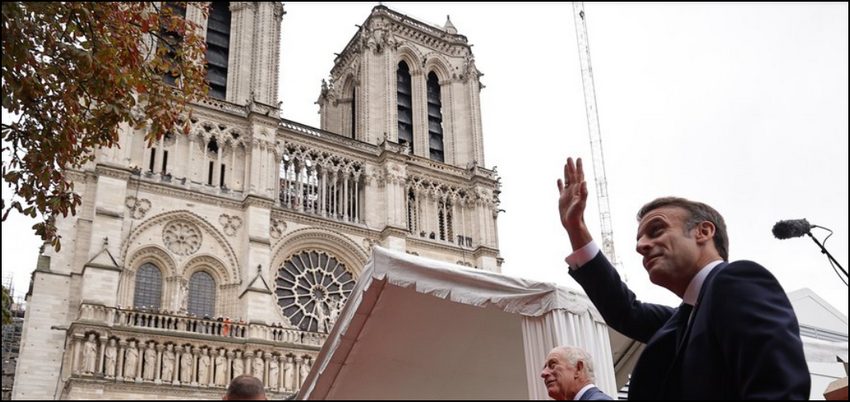 Macron artisan de la rénovation de Notre-Dame 