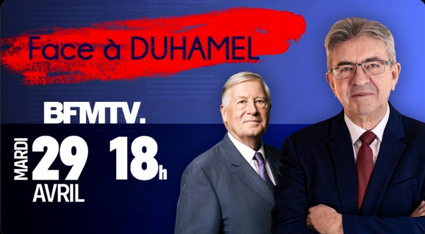Mélenchon face à Duhamel - BFMTV